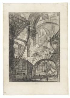 Giovanni Battista Piranesi - The Smoking Fire, from: Carceri d\'Invenzione