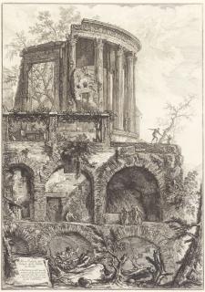 Giovanni Battista Piranesi - Three plates, from Vedute di Roma