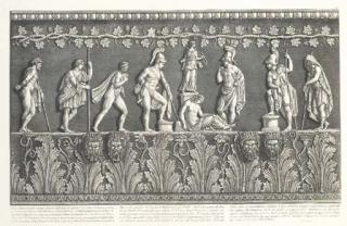 Giovanni Battista Piranesi - Vasi, Candelabri, Cippi, Sarcophagi, Tripodi, Lucerne: Two Plates