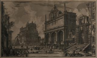 Giovanni Battista Piranesi - Veduta del Castello dell\'Acqua Felice