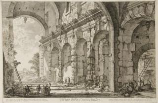 Giovanni Battista Piranesi - Veduta della Curia Ostilia (H.43)