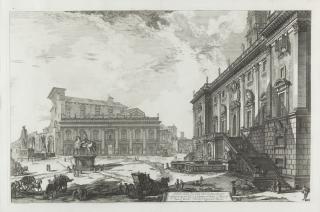 Giovanni Battista Piranesi - Veduta della Piazza del Campidoglio.