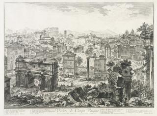 Giovanni Battista Piranesi - Views Of Rome: 10 Plates (Hind 13, 18, 20, 22, 26, 32, 40, 47, 49, 58)