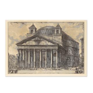 Giovanni Battista Piranesi - Vue du Panthéon d\'Agrippa, 1761