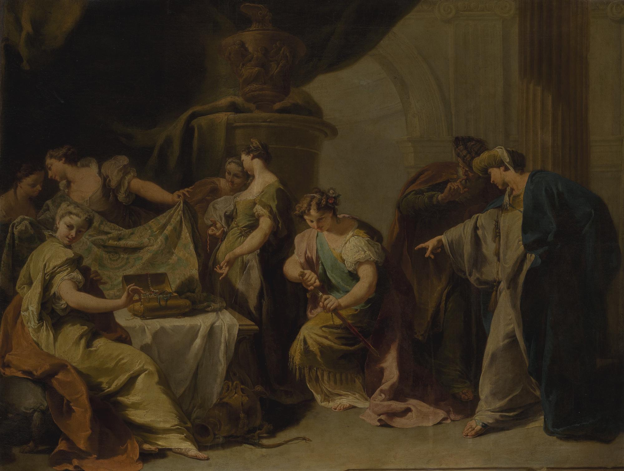 Giovanni Battista Pittoni - Achilles Among The Daughters Of Lycomedes