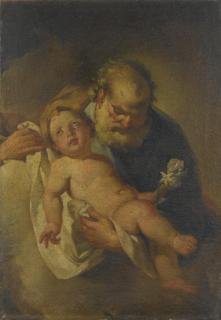 Giovanni Battista Pittoni - San Giuseppe e Gesù Bambino
