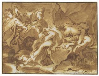 Giovanni Battista Pittoni - The Death of Agrippina