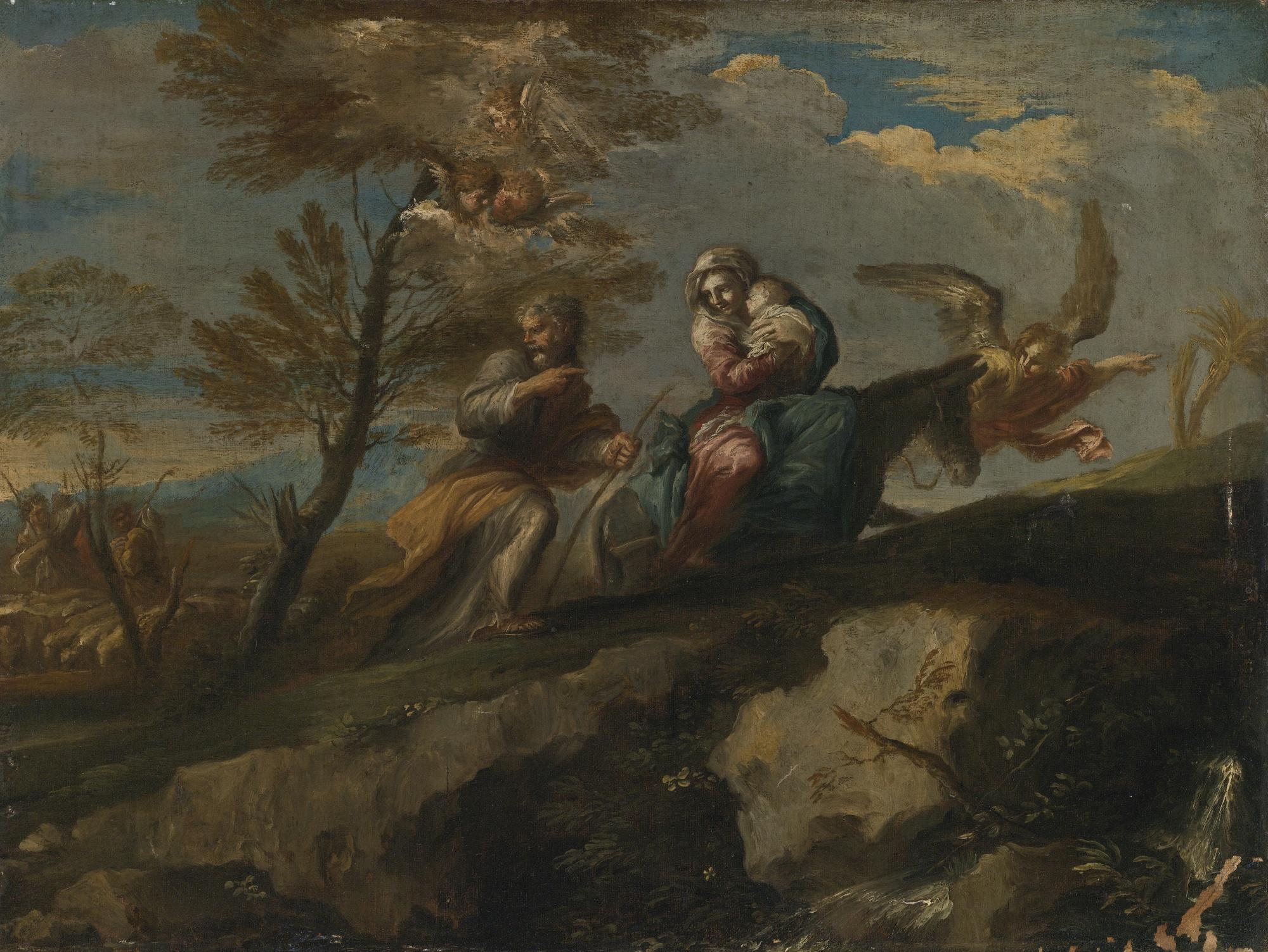 Giovanni Battista Ranieri Del Pace - Rest On The Flight Into Egypt