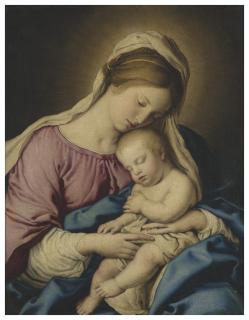 Giovanni Battista Salvi Da Sassoferrato - Vierge à l\'Enfant