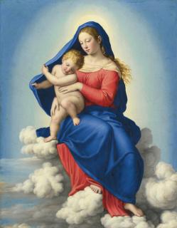 Giovanni Battista Salvi - Madonna And Child In Glory