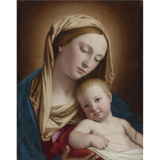 Giovanni Battista Salvi - Madonna And Child