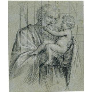 Giovanni Battista Salvi - St Joseph Holding The Christ Child