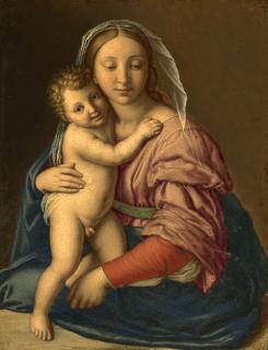 Giovanni Battista Salvi - The Madonna and Child