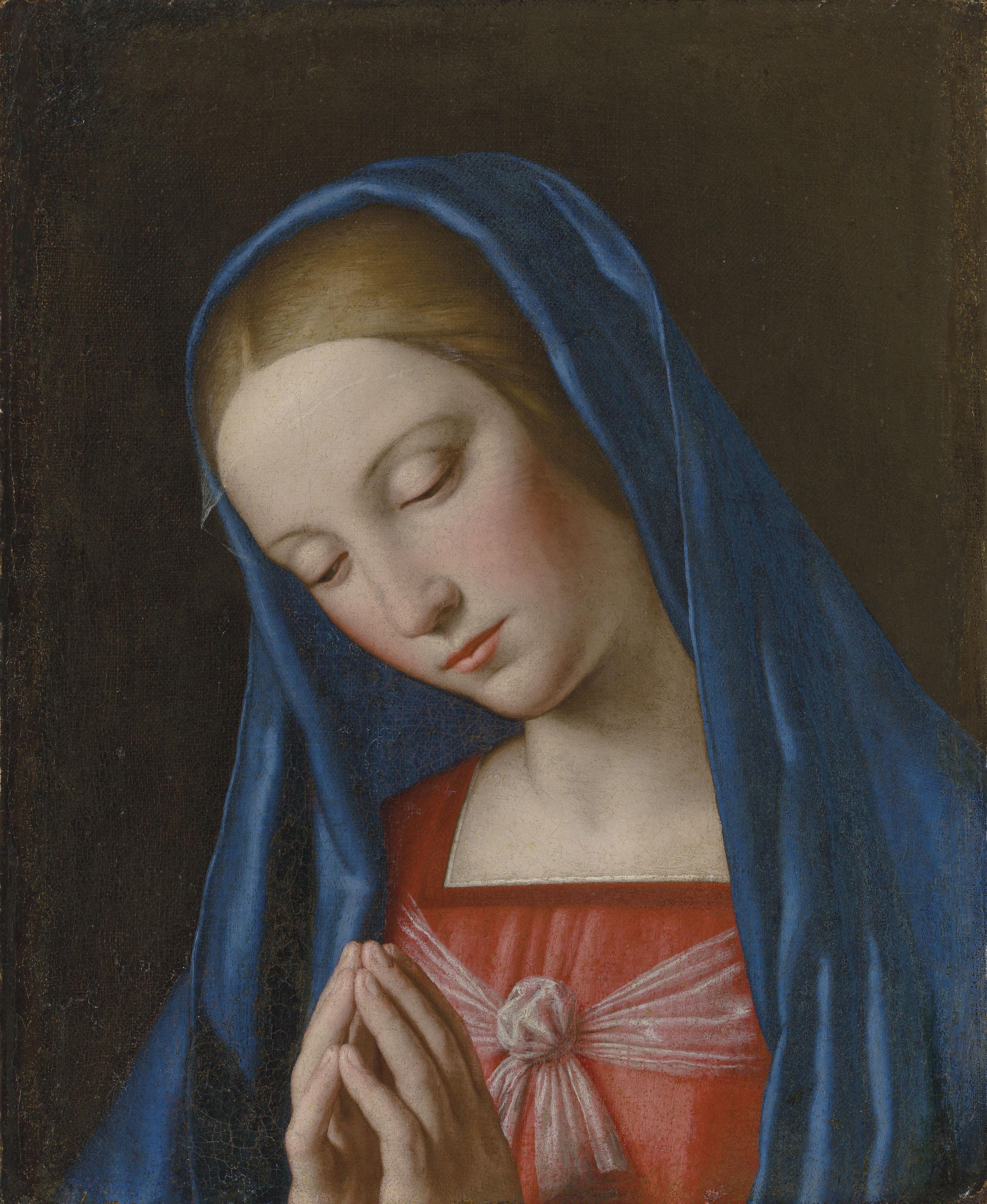 Giovanni Battista Salvi - The Madonna in Prayer