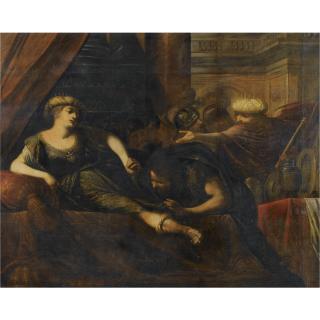 Giovanni Battista Spinelli - Ammon Asking For Esther\'S Forgiveness Before Ahasuerus