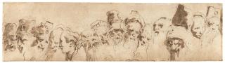 Giovanni Battista Tiepolo - A Frieze Of Head Studies