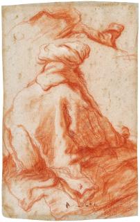 Giovanni Battista Tiepolo - A Man In A Turban, Seen From Behind