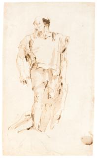 Giovanni Battista Tiepolo - A Standing Bearded Man, Looking To The Left