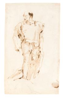 Giovanni Battista Tiepolo - A Standing Bearded Man, Looking To The Left