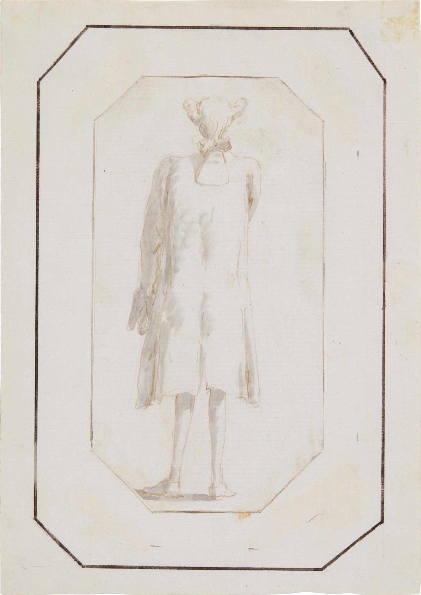 Giovanni Battista Tiepolo - A standing man seen from behind