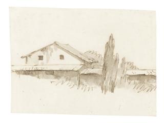 Giovanni Battista Tiepolo -  A Villa Surounded By Trees