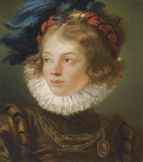 Giovanni Battista Tiepolo - A Young Boy In The Costume Of A Page, Head And Shoulders