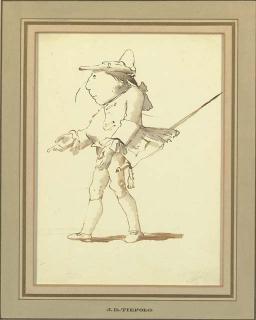 Giovanni Battista Tiepolo - Caricature of A Courtier