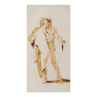 Giovanni Battista Tiepolo - Étude de deux Orientaux