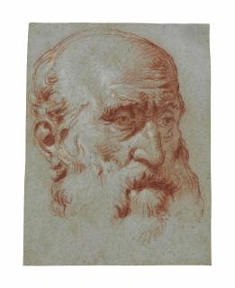 Giovanni Battista Tiepolo - Head Of Giulio Contarini, In Three-Quarter Profile, After Alessandro Vittoria