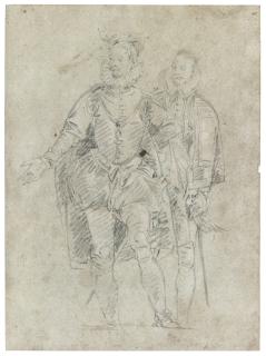 Giovanni Battista Tiepolo - King Henry Iii Of France And An Attendant
