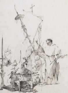 Giovanni Battista Tiepolo - St. Anthony Of Padua And The Discovery Of The Miser\'S Heart