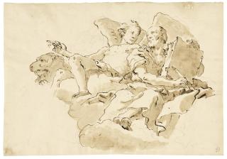 Giovanni Battista Tiepolo - St. Mark and an Angel