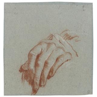 Giovanni Battista Tiepolo - Study Of A Left Hand
