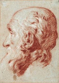 Giovanni Battista Tiepolo - The head of Giulio Contarini, after Alessandro Vittoria