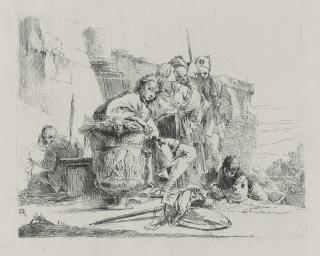 Giovanni Battista Tiepolo - Vari Capricci (De Vesme 3-12; Rizzi 29-38)