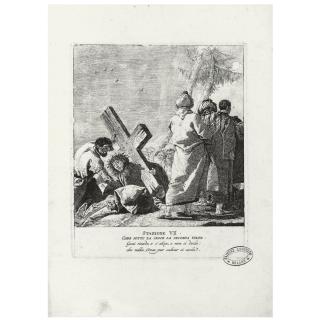 Giovanni Battista Tiepolo - Via Crucis (De V. 34, 37, 40, 42, 49; R. 38, 41, 44, 46, 53)