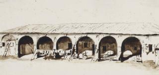 Giovanni Battista Tiepolo - Vue D\'Une Grange