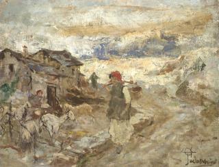 Giovanni Battista Todeschini - Scena alpestre