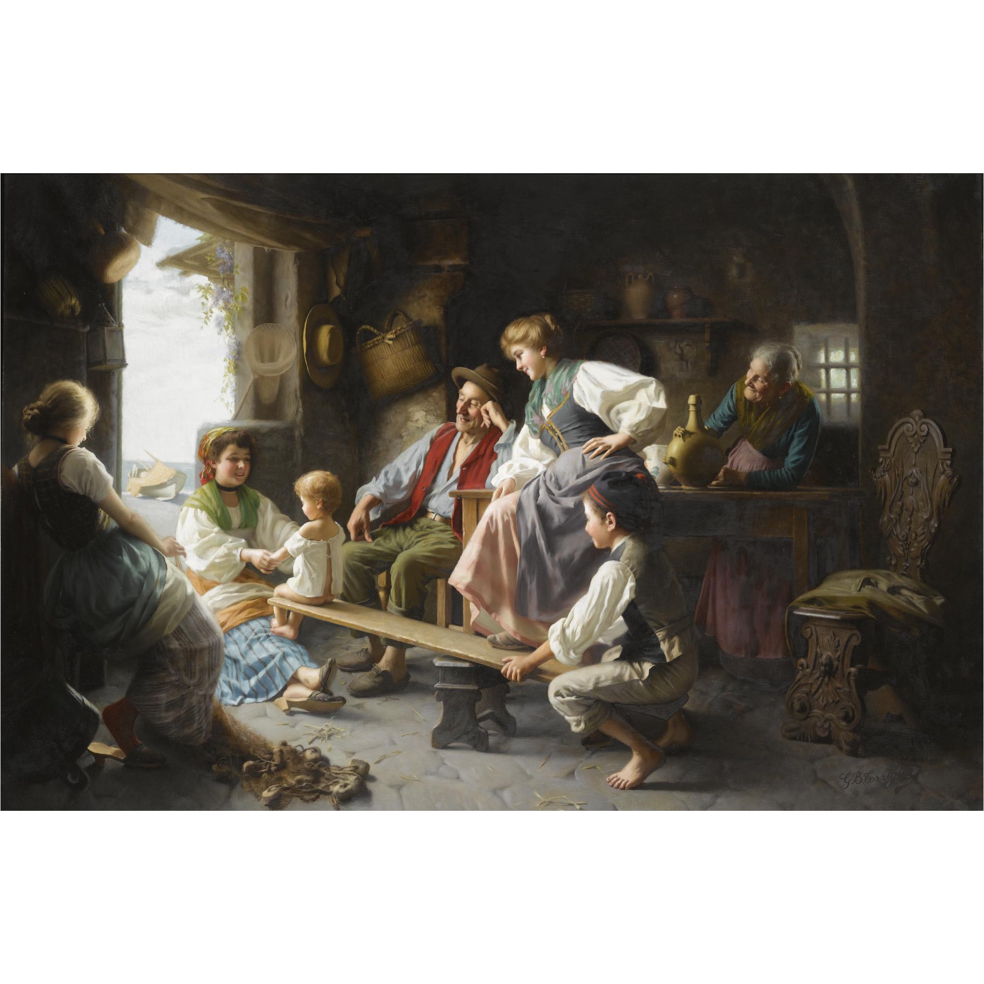 Giovanni Battista Torriglia - Italian The See-Saw