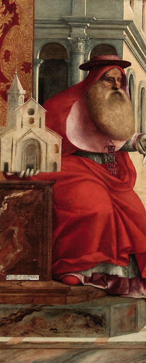 Giovanni Bellini - Saint Jerome: a fragment from the altarpiece of S. Cristoforo della Pace of Murano