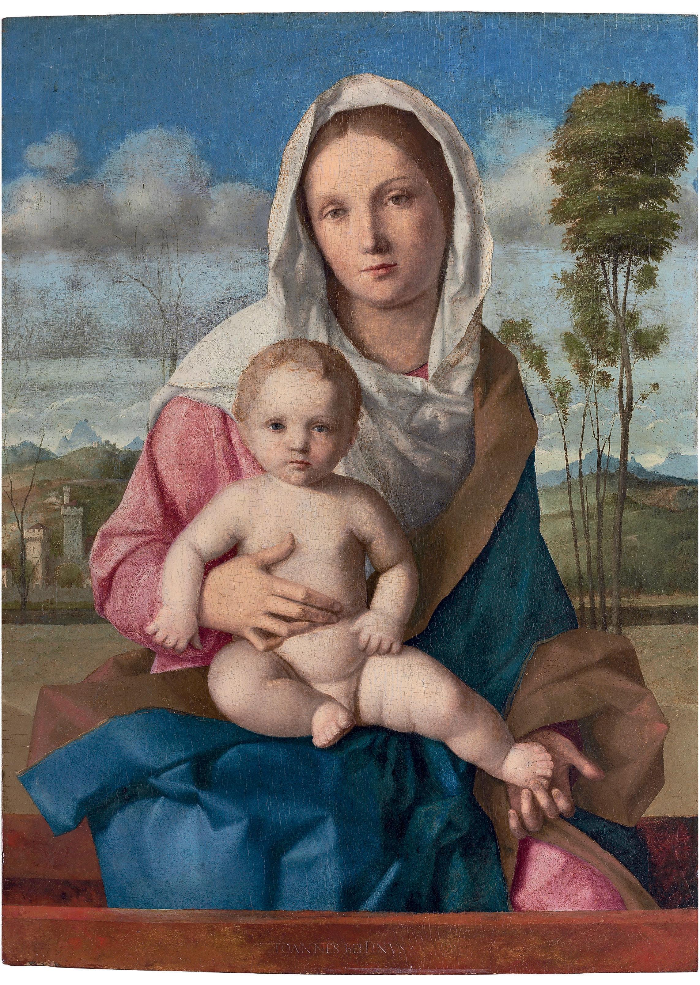 Giovanni Bellini - The Madonna and Child in a landscape
