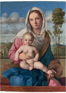 Giovanni Bellini - The Madonna and Child in a landscape