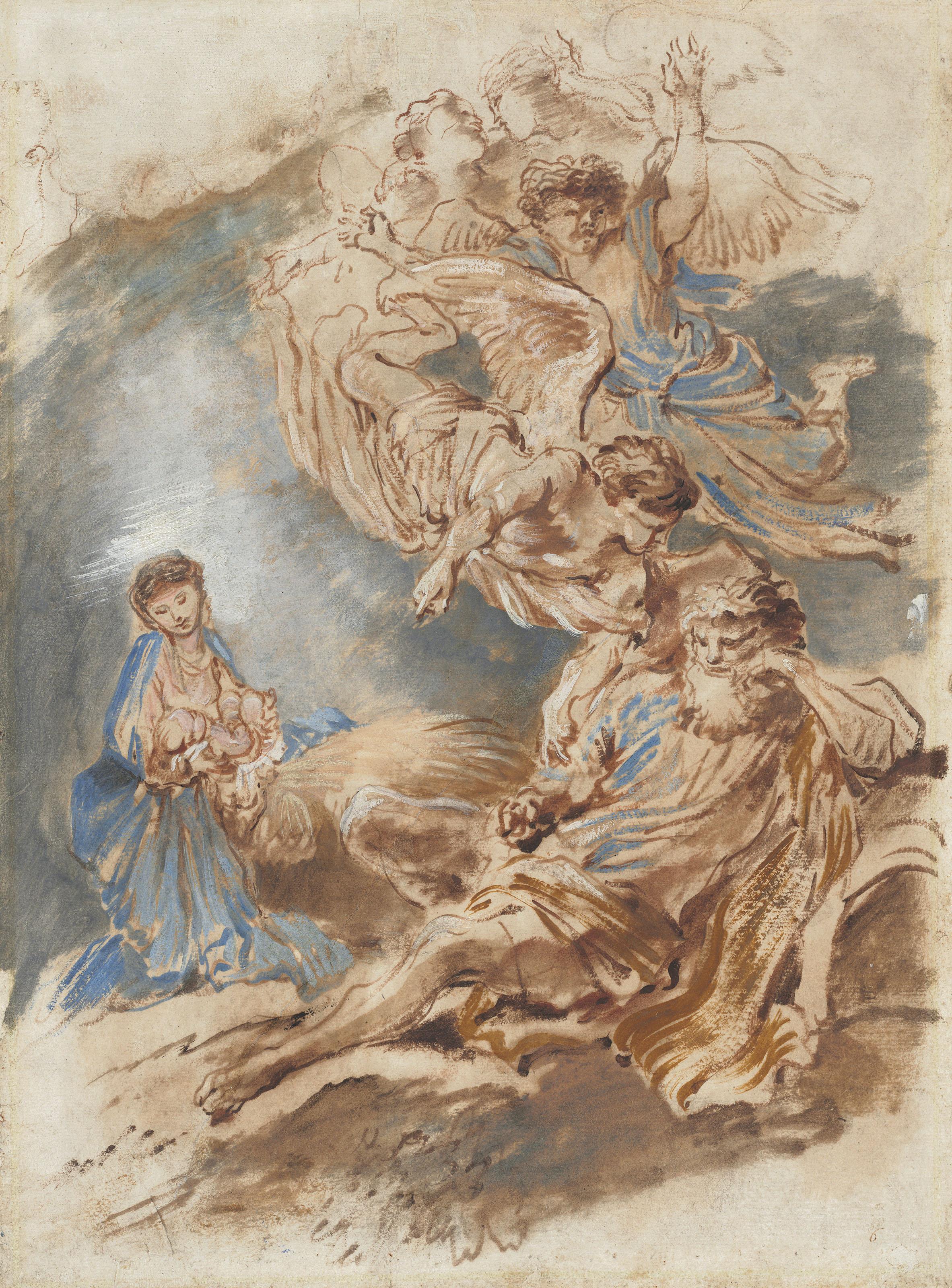 Giovanni Benedetto Castiglione, Il Grechetto - The Nativity