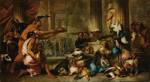 Giovanni Benedetto Castiglione - A Pagan Sacrifice