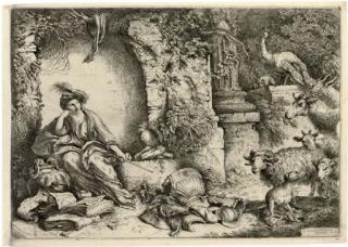 Giovanni Benedetto Castiglione - Circe (B. 22; P. 23)