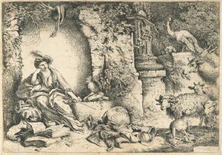 Giovanni Benedetto Castiglione - Circe verwandelt die Gefährten des Odysseus in Tiere