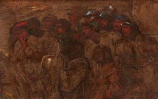 Giovanni Benedetto Castiglione - Entwurf für die Komposition \