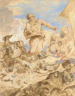 Giovanni Benedetto Castiglione - Noah Guiding The Animals Into The Ark