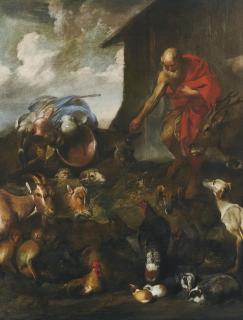 Giovanni Benedetto Castiglione - The Animals Entering Noah\'S Ark