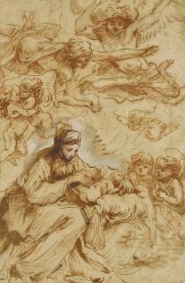 Giovanni Benedetto Castiglione - The Nativity